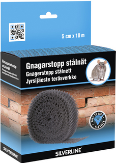 Gnagarstopp stålnät 50 mm x 10 m