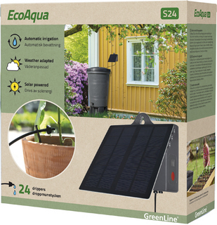 EcoAqua S24, Automatiskt           Droppbevattningssystem